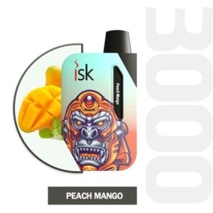 ISK051 Vape POD Boleh Isi Semula 3000 Puffs Boleh guna dengan aliran udara boleh laras kartrij boleh ganti boleh dicas semula