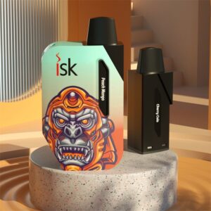 ISK051 Vape POD Boleh Isi Semula 3000 Puffs Boleh guna dengan aliran udara boleh laras kartrij boleh ganti boleh dicas semula